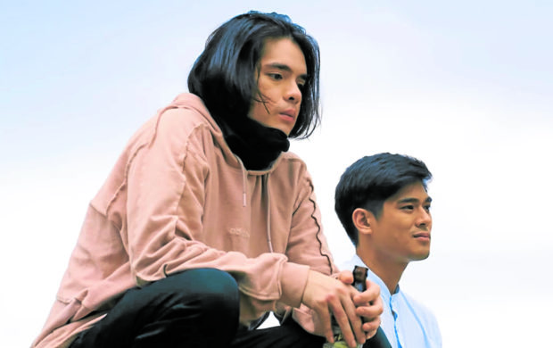 Oliver Aquino (left) and Migs Almendras in “Memories  of a Love Story”