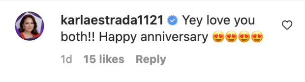 Karla Estrada comment