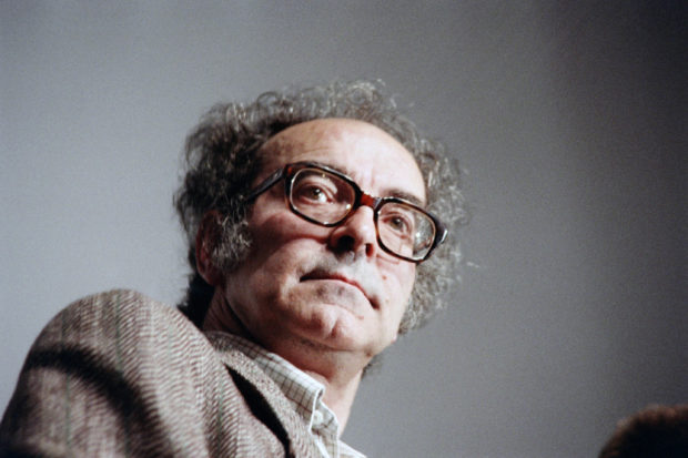 Franco-Swiss film director Jean-Luc Godard in 1988