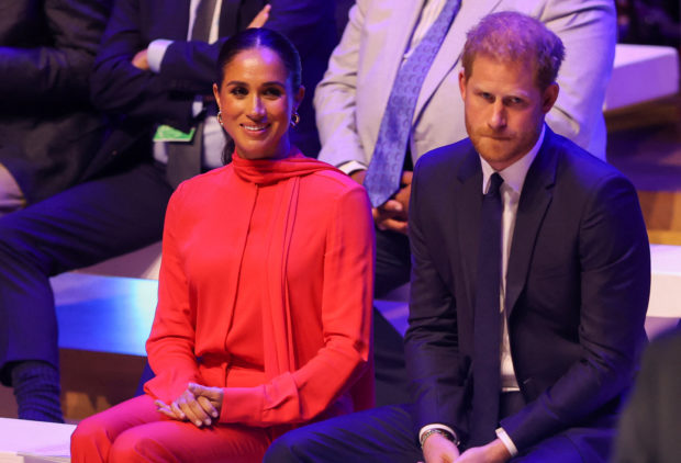 Britain's Prince Harry and Meghan, Duchess of Sussex attend the opening ceremony of the One Young World summit, in Manchester, Britain September 5, 2022. REUTERS/Molly Darlington