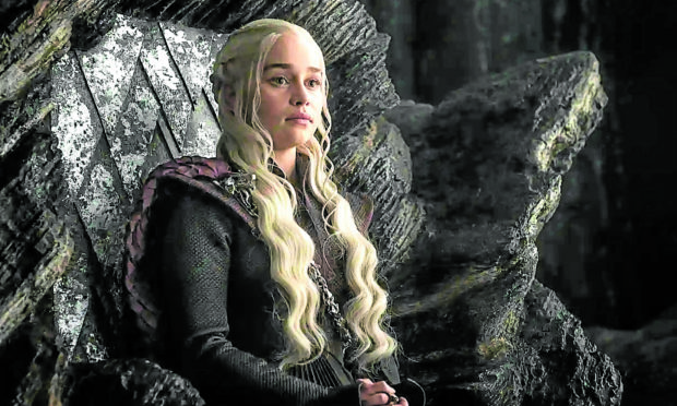 Emilia Clarke as Daenerys Targaryen in “Game of Thrones”