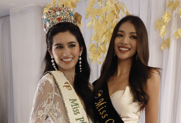 Reigning Miss Philippines Earth Jenny Ramp (left) and Miss United Continents Camelle Mercado.