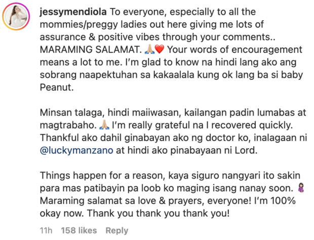 Jessy Mendiola comment