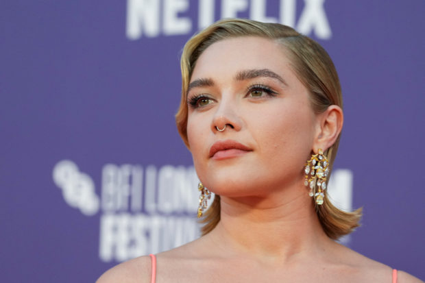 Cast member Florence Pugh attends the premiere of 'The Wonder' during the BFI London Film Festival in London, Britain, October 7, 2022. REUTERS/Maja Smiejkowska