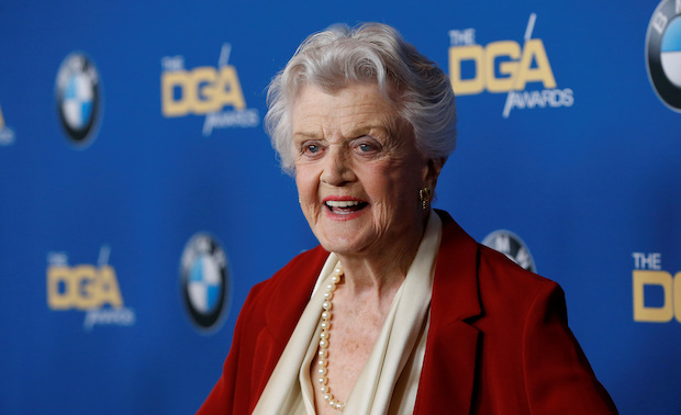 Actor Angela Lansbury poses at the 70th Annual DGA Awards in Beverly Hills. STORY: ‘Murder, She Wrote’ actress Angela Lansbury dead at age 96