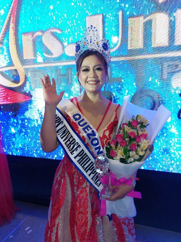 Mrs. Universe Philippines Veronica Yu from Quezon City. /ARMIN P. ADINA