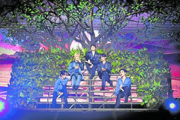 The K-pop group at its “Be the Sun” concert in Manila