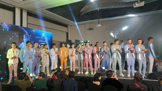 The 2022 Mister International delegates will take part in the preliminary competition on Oct. 27./ARMIN P. ADINA