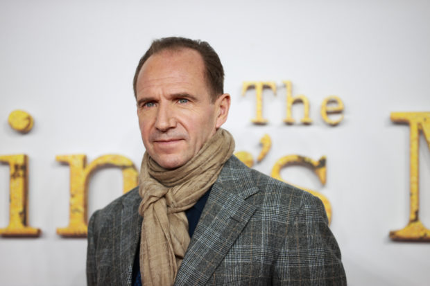 Cast member Ralph Fiennes arrives at the world premiere for the film 'The King's Man' at Leicester Square in London, Britain December 6, 2021. REUTERS/Hannah McKay/File Photo