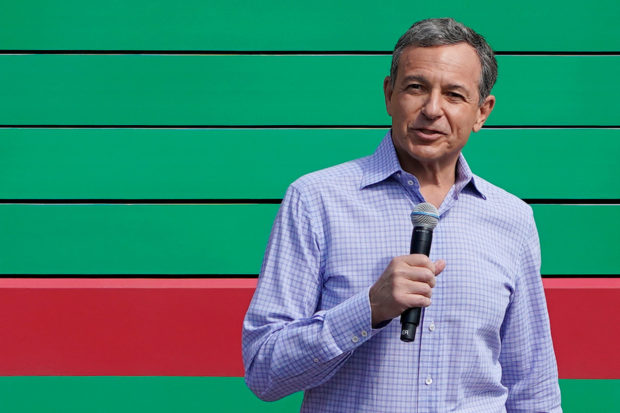 FILE PHOTO: Disney's Chief Executive Officer Bob Iger attends the opening event of Disney-Pixar Toy Story Land, the seventh themed land in Shanghai Disneyland in Shanghai, China April 26, 2018. REUTERS/Aly Song/File Photo