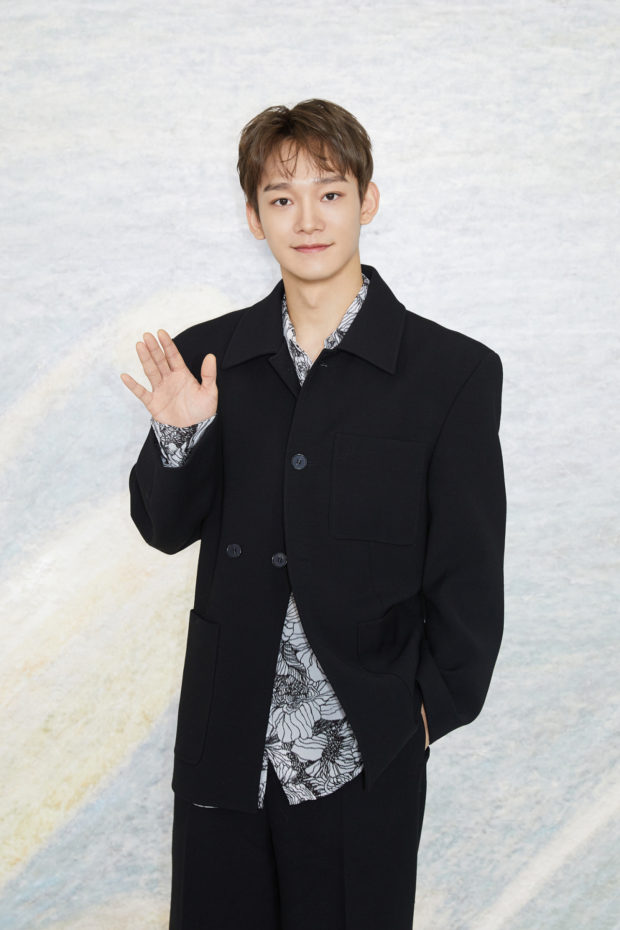 Chen of Exo poses during an online press conference held for his third EP, “Last Scene,” on Monday