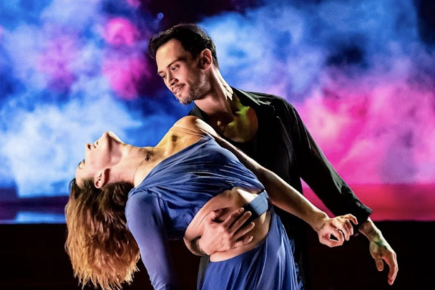Billy Crawford and Fauve Hautot, winners of the latest season of the French version of Dancing with the Stars.