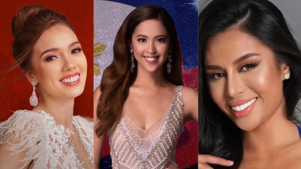 CAPTIONS:  Miss Universe Philippines first runner-up Annabelle McDonnell is the new Miss Charm Philippines./MUPH PHOTO  Miss Tourism Philippines Justine Felizarta/MISS TOURISM WORLD PHOTO  Miss Tourism International Philippines Maria Angelica Pantaliano/MUTYA NG PILIPINAS PHOTO