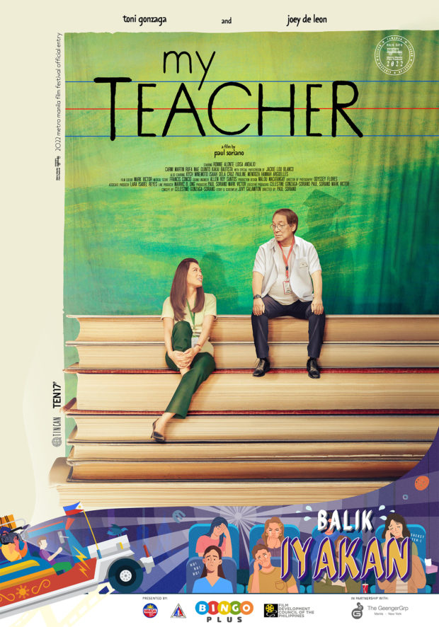 Official poster of "My Teacher" for the MMFF.