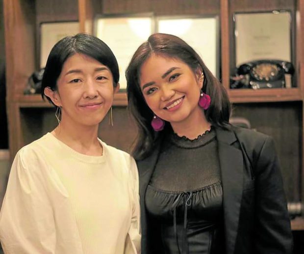 Japanese filmmaker Chie Hayakawa (left) and Filipino-Japanese actress Stefanie Arianne