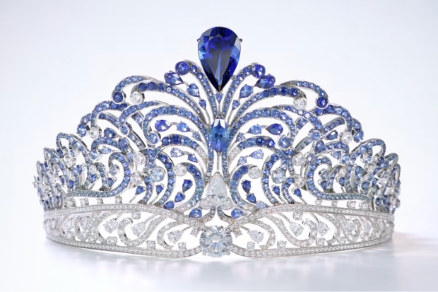 The Mouawad ‘Force for Good’ crown. Image: Screengrab from YouTube/Miss Universe