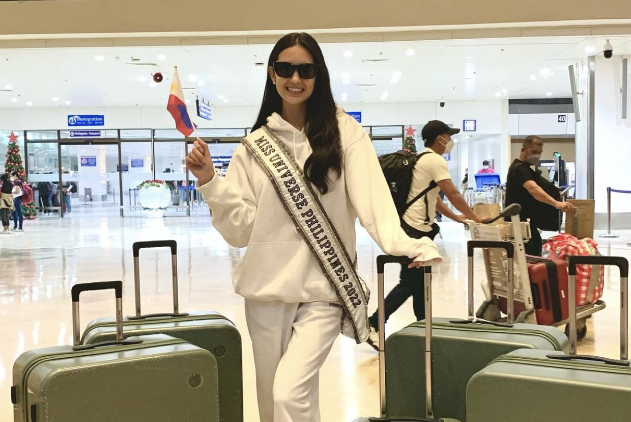 Miss Universe PH Celeste Cortesi flies to US for 'final leg' of training |  Inquirer Entertainment