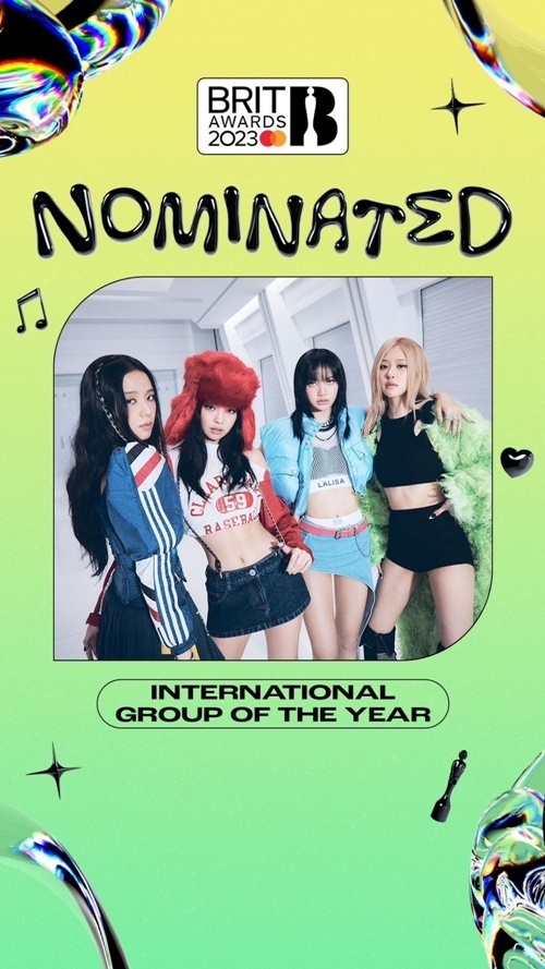 A poster of the Brit Award featuring Blackpink. Image by YG Entertainment via The Korea Herald / ANN