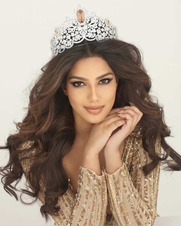 Miss Universe 2021 Harnaaz Sandhu from India.  Image: Facebook/Miss Universe