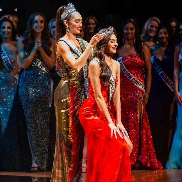 Miss Universe R’Bonney Gabriel crowns Morgan Romano as Miss USA./RPM PRODUCTIONS FACEBOOK PHOTO