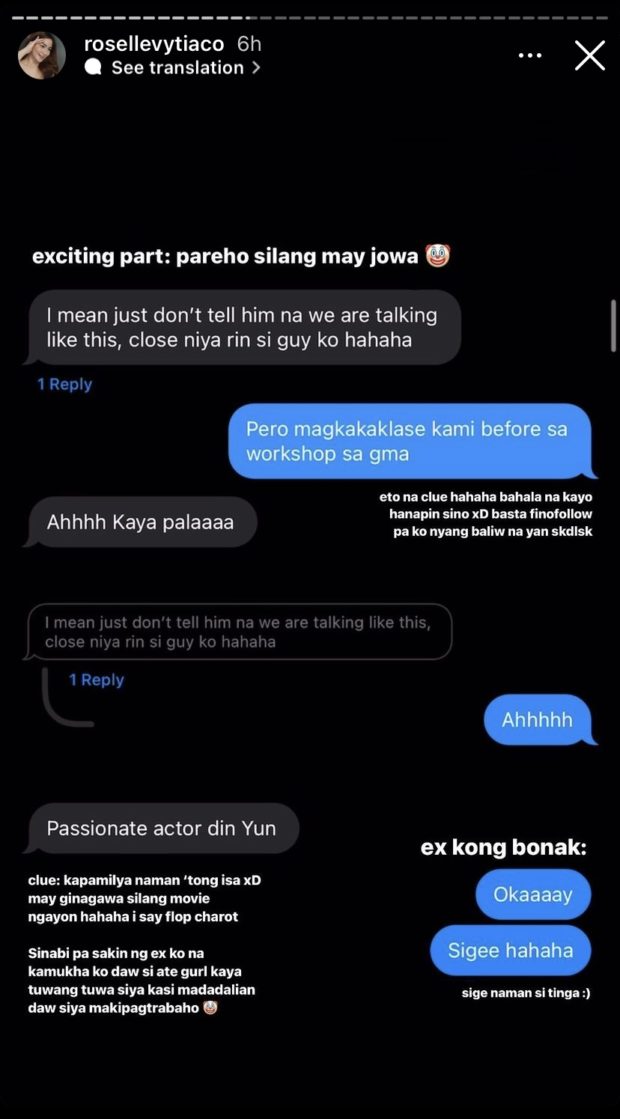 Roselle Vytiaco shared that the supposed affair between her ex-boyfriend and the other woman had been going on while they were both in a relationship. Image: Instagram/@rosellevytiaco