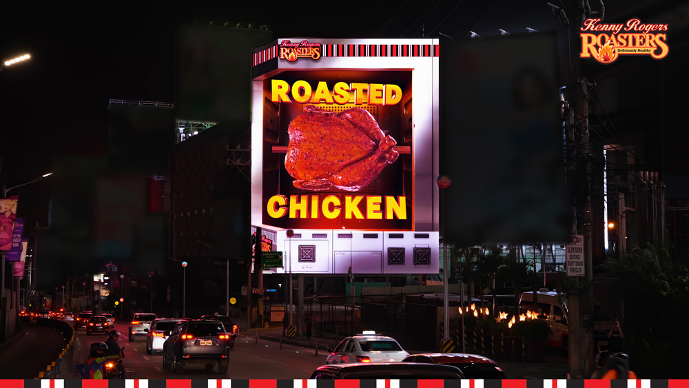 Kenny Rogers Roasters unveils largerthanlife products in 3D along the