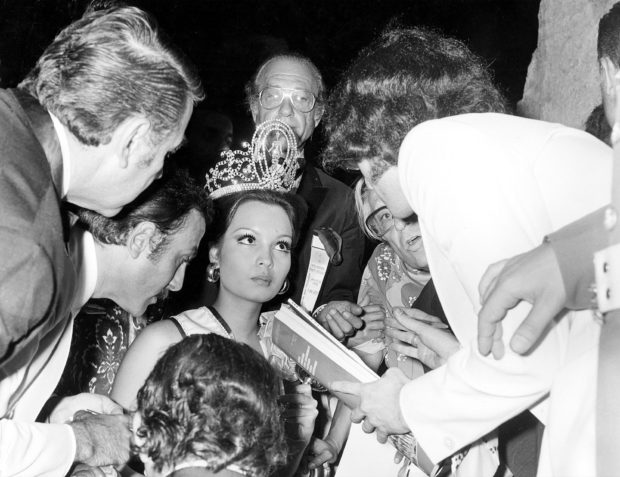 Miss Universe 1973 Margarita Moran from the Philippines.  Image: Twitter/@MissUniverse
