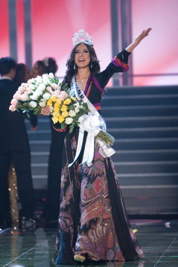 Miss Universe 2007 Riyo Mori from Japan.  Image: Twitter/@MissUniverse