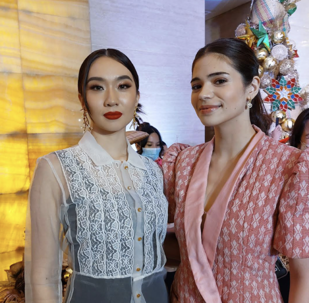 Miss World Philippines Gwendoline Fourniol (right) and Miss World Philippines-Charity Cassandra Chan/ARMIN P. ADINA
