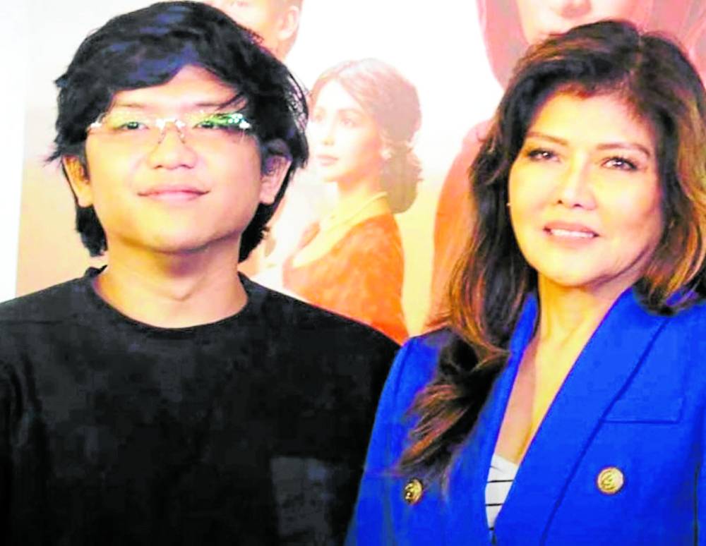 Darryl Yap (left) and Imee Marcos