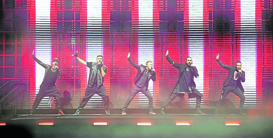 Backstreet Boys (from left): AJ McLean, Nick Carter,Brian Littrell, Kevin Richardson and Howie Dorough