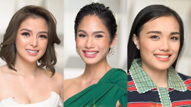 Beautiful moms Eileen Gonzales, Clare Dacanay, and Joemay-An Leo join the 2023 Miss Universe Philippines pageant. Image from Miss Universe PH