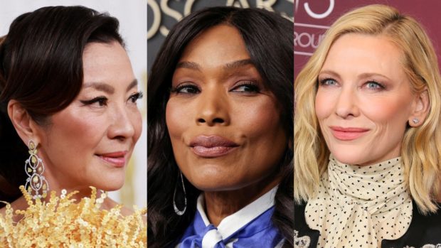 Michelle Yeoh, Angela Bassett and Cate Blanchett. Images from Reuters, AFP