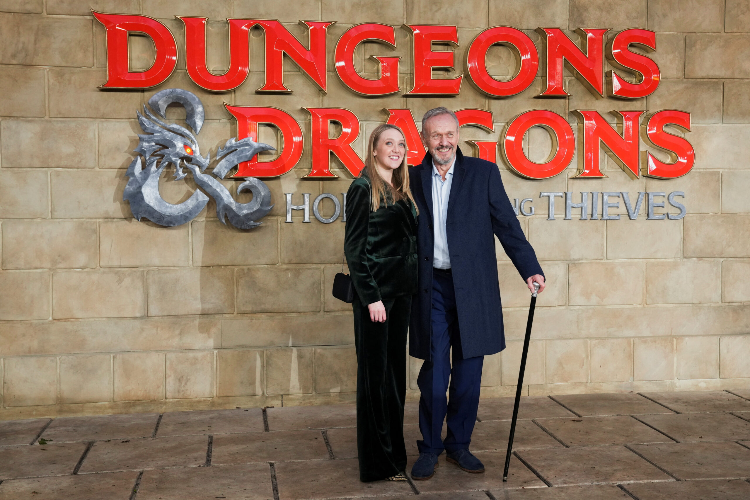 Emily Head and Anthony Head attend the premiere of 'Dungeons and Dragons: Honour Among Thieves' in London, Britain, March 23, 2023. REUTERS/Maja Smiejkowska REFILE - QUALITY REPEAT