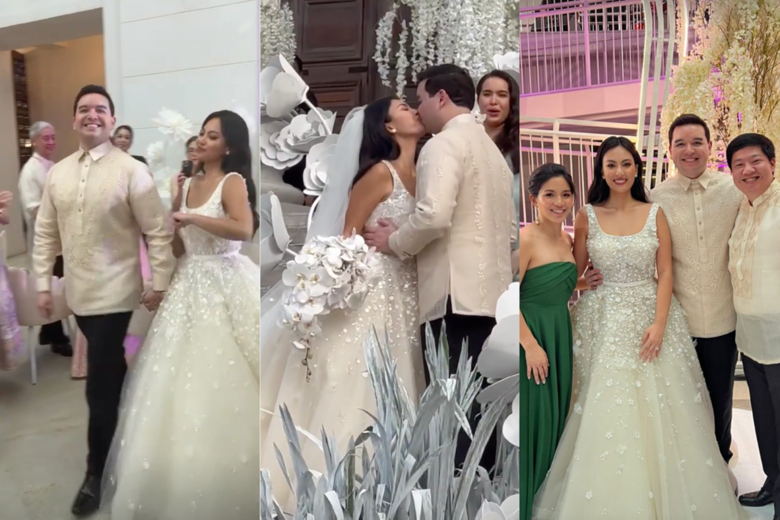 Dominique Cojuangco, businessman Michael Hearn tie the knot