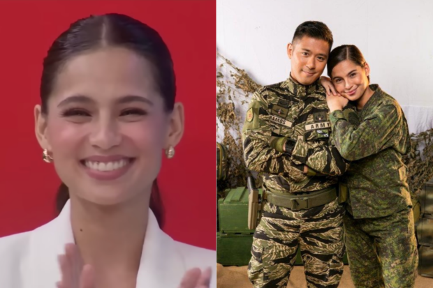 Jasmine Curtis-Smith and Rocco Nacino. Images: Screengrab from YouTube/GMA Network, Instagram/@gmanetwork