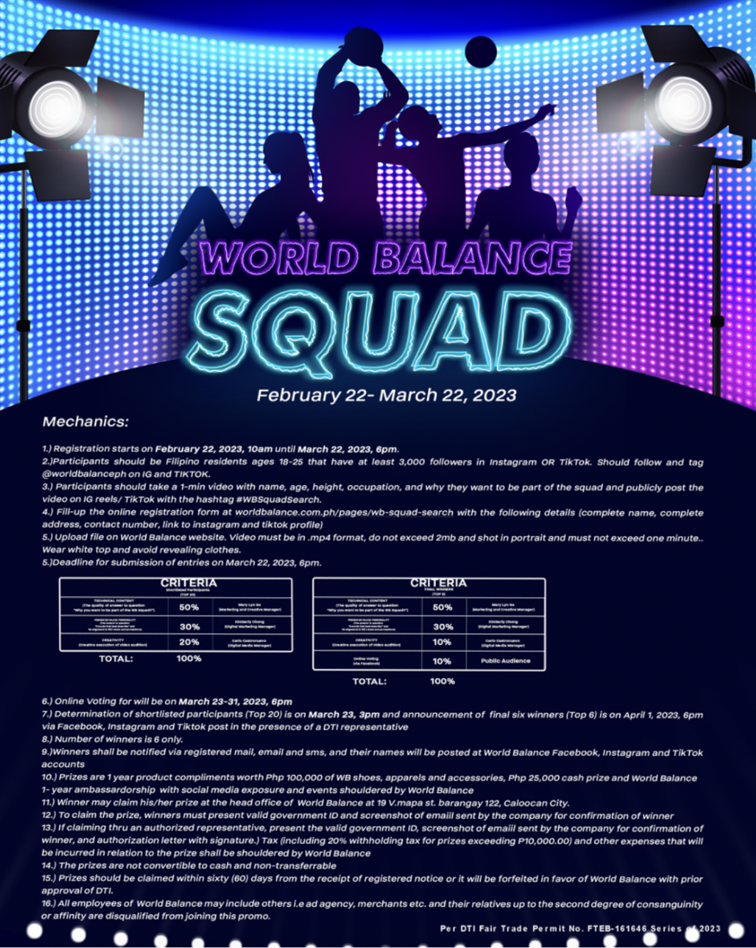 Calling all aspiring influencers! Join World Balance’s first influencer