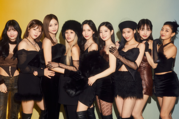 TWICE members (from left) Momo, Jeongyeon, Tzuyu, Chaeyoung, Mina, Dahyun, Sana, Nayeon, Jihyo. Image: Twitter/@billboard