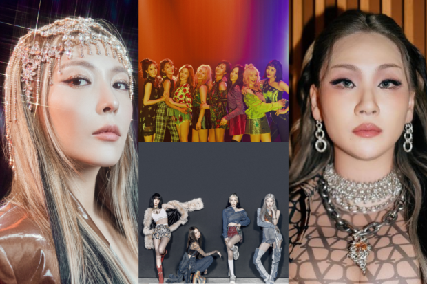 (From left), Boa, Girls' Generation, Blackpink, CL. FILE PHOTOS