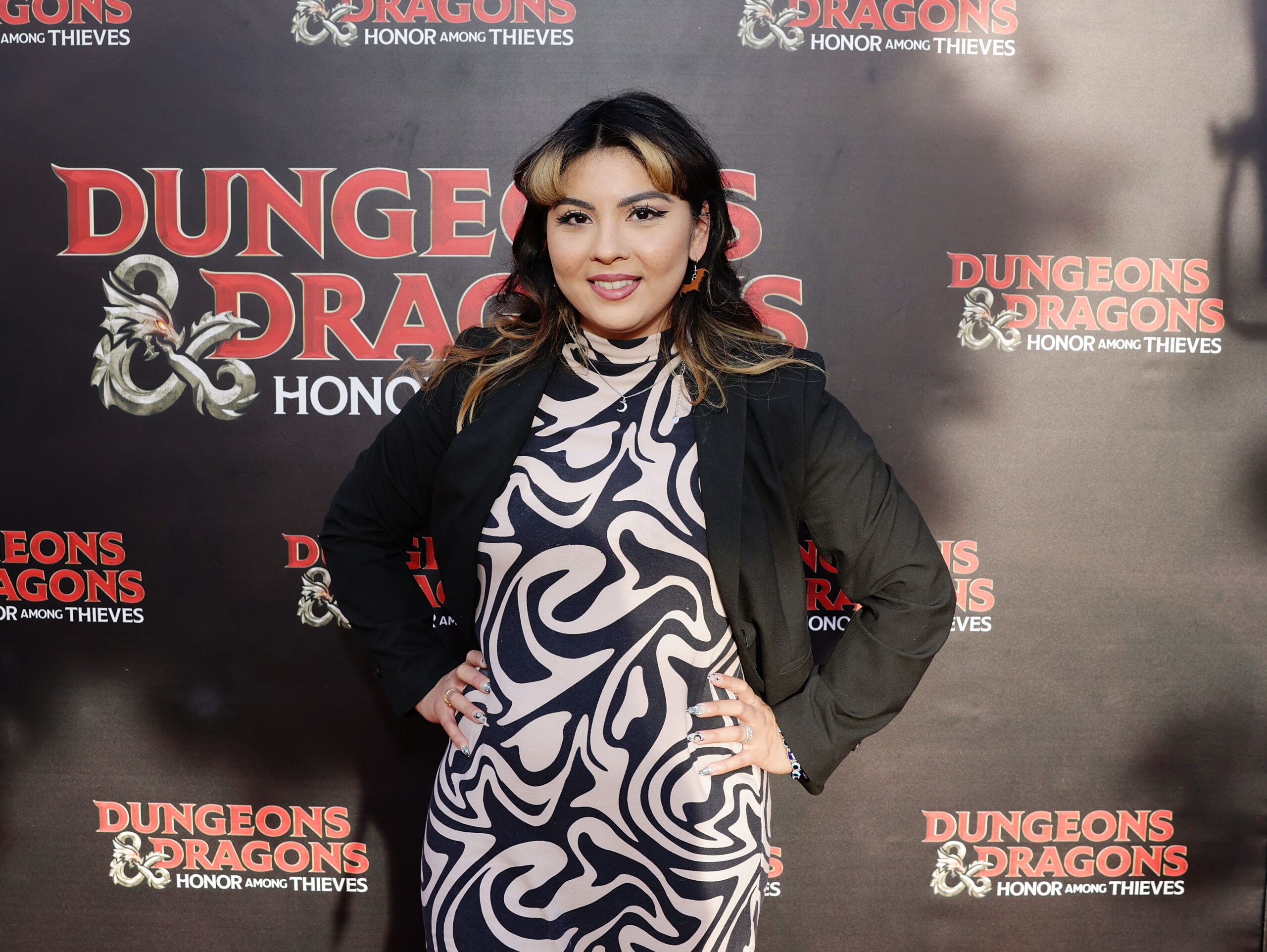 Steffany Wing attends the CasaTikTok Screening of Paramount Pictures' and eOne's "Dungeons & Dragons: Honor Among Thieves" at the Sherry Lansing Theater on March 27, 2023 in Los Angeles, California.   Anna Webber/Getty Images for Paramount Pictures/AFP (Photo by Anna Webber / GETTY IMAGES NORTH AMERICA / Getty Images via AFP)