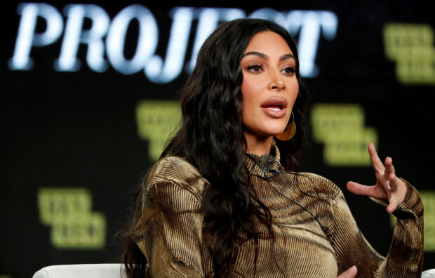 FILE PHOTO: Television personality Kim Kardashian attends a panel for the documentary "Kim Kardashian West: The Justice Project" during the Winter TCA (Television Critics Association) Press Tour in Pasadena, California, U.S., January 18, 2020. REUTERS/Mario Anzuoni/File Photo
