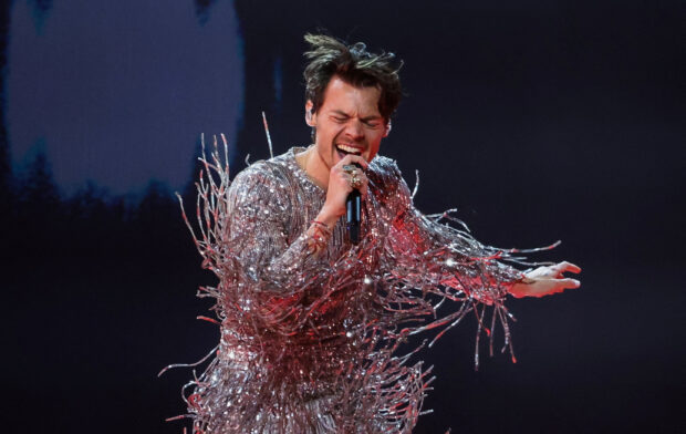 FILE PHOTO: Harry Styles performs during the 65th Annual Grammy Awards in Los Angeles, California, U.S., February 5, 2023. REUTERS/Mario Anzuoni/File Photo