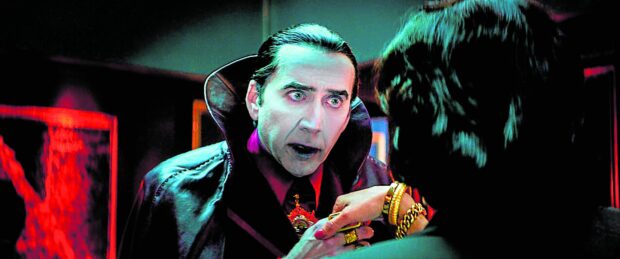 Nicolas Cage as Dracula in “Renfield”