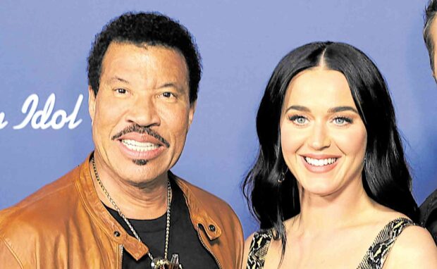 Lionel Richie (left) and Katy Perry