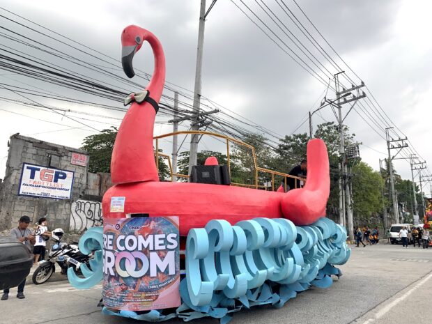 Float of ‘Here Comes The Groom’. Image: Hannah Mallorca/INQUIRER.net