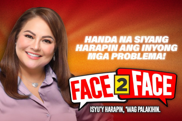 Karla Estrada as Face 2 Face's newest host. Image: Twitter/@TV5manila