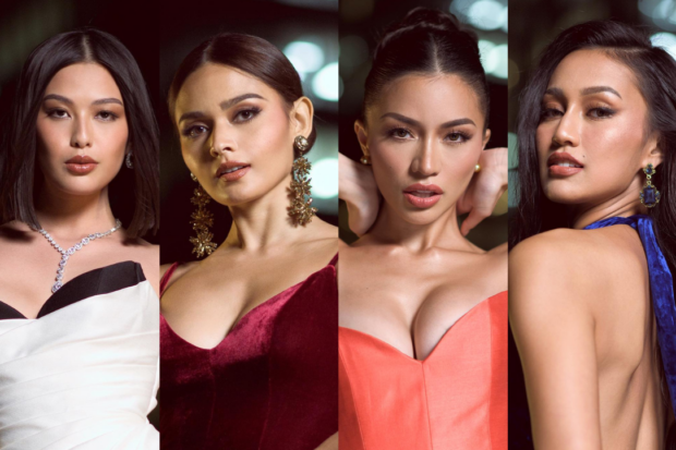(From left) Michelle Dee, Pauline Amelinckx, Samantha Panlilio, Klyza Castro. Images: Facebook/Miss Universe Philippines