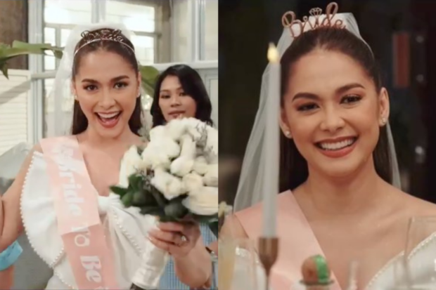 Maja Salvador during her bachelorette party. Images: Screengrab from Instagram/@maja