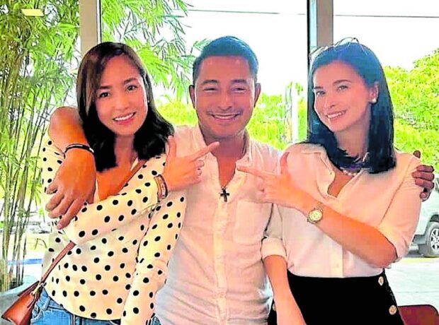 From left: Kath Angeles, Cesar Montano and Sunshine Cruz