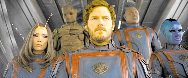 Scene from “Guardians of the Galaxy Vol. 3”
